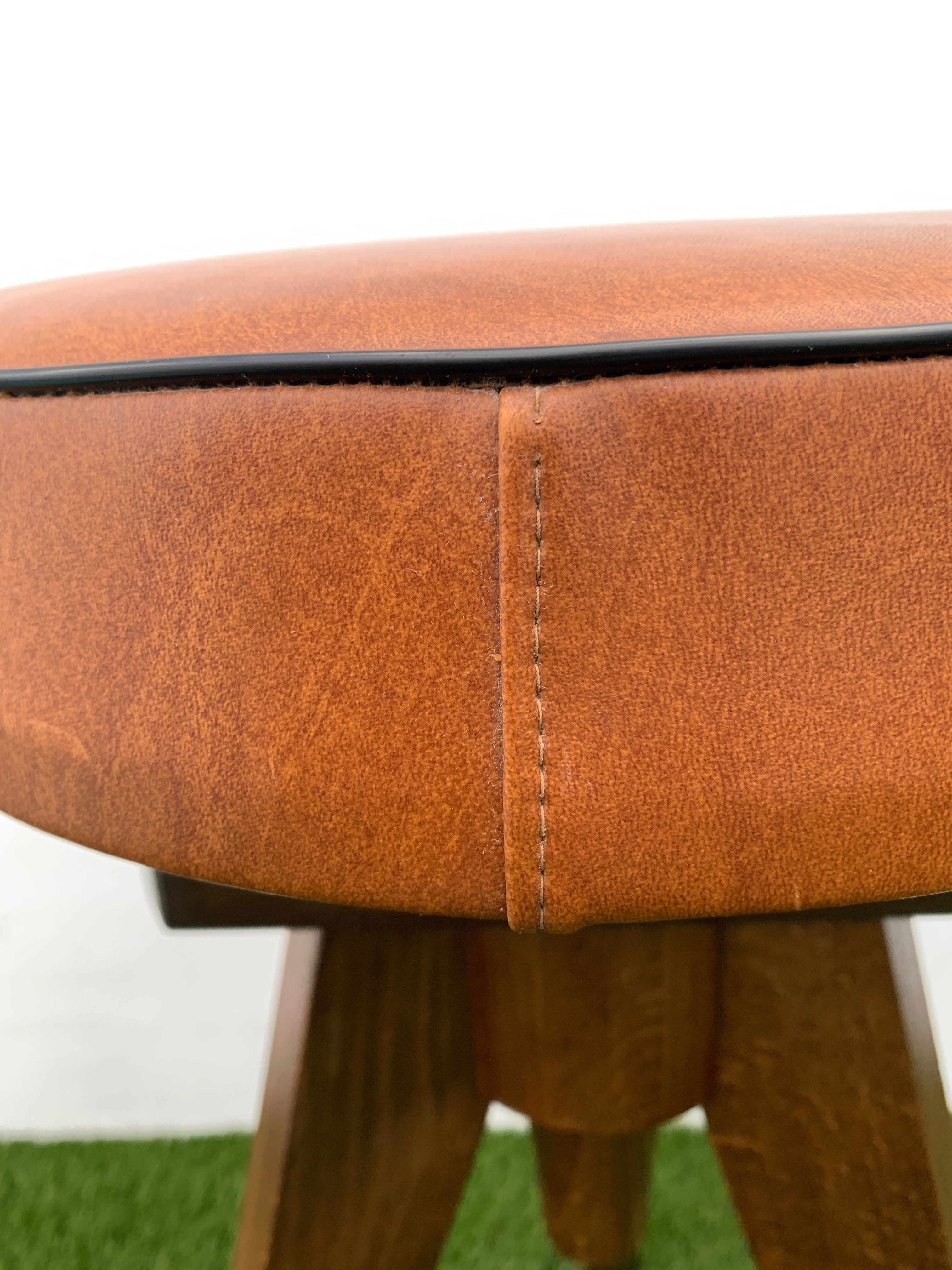 German piano stool, height adjustable, design Reiner Modell, 1950