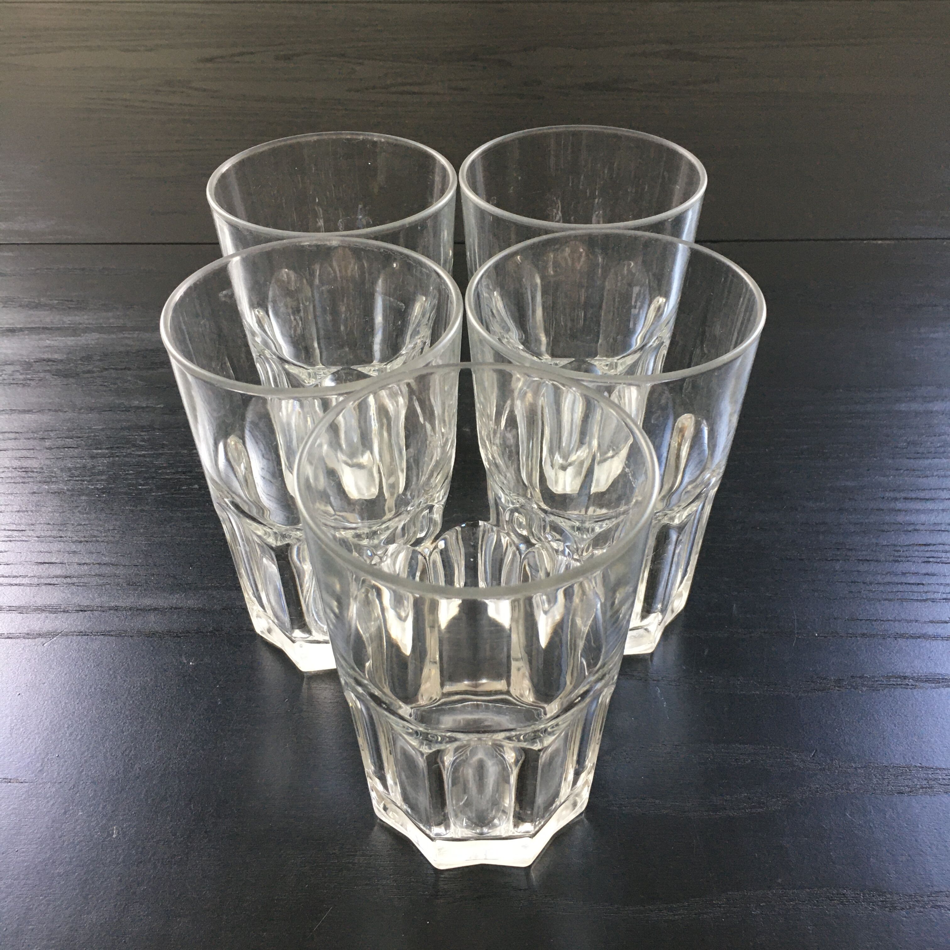 5 Habitat 80 beer glasses