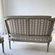 Canapé Louis XVI multicolore en bois