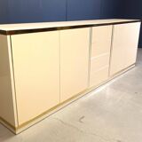 Vintage lacquered credenza, 1980s