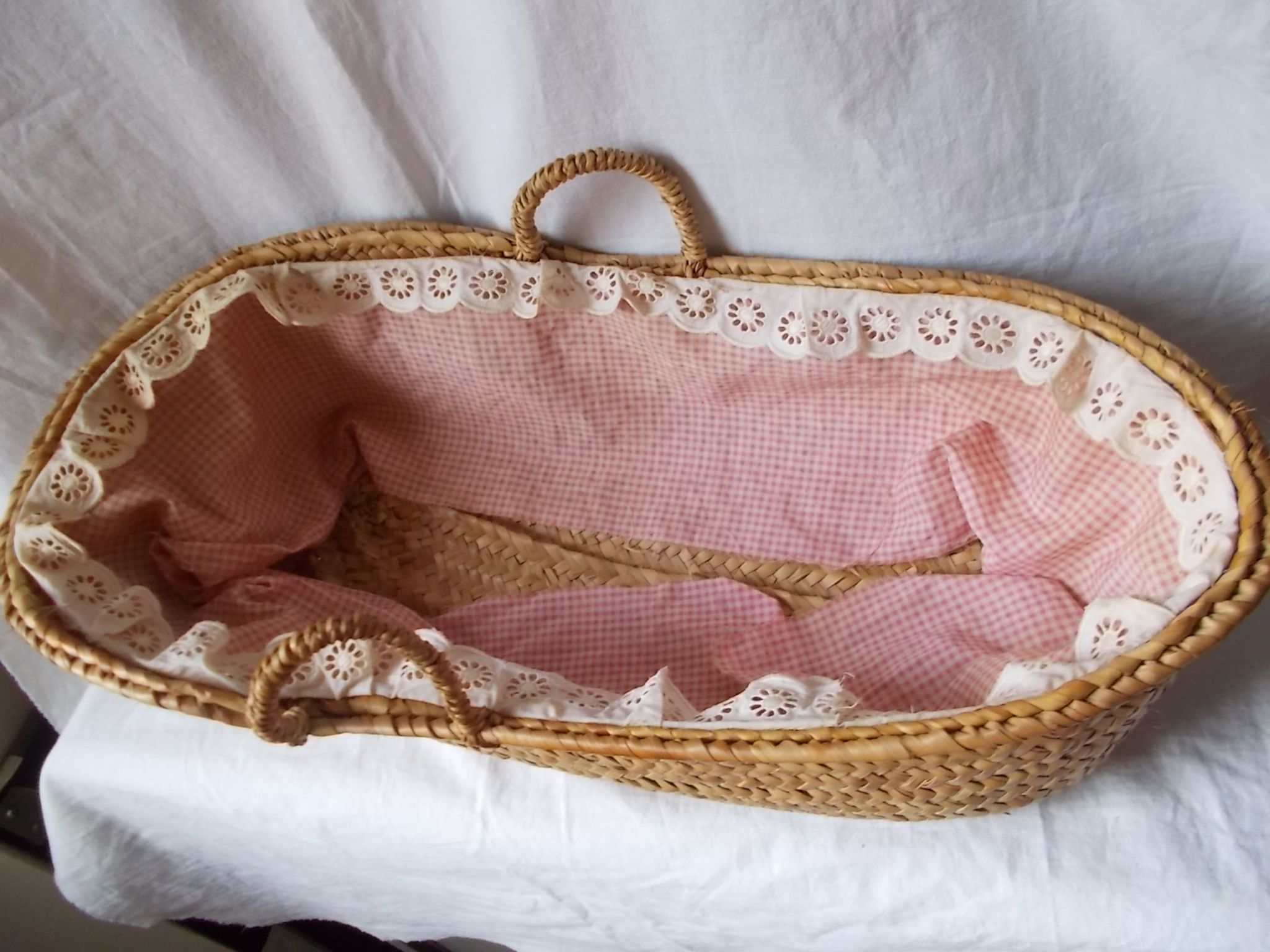 Vintage toy bassinet