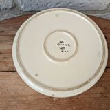 Old HB Henriot Quimper rimmed plate with Breton decor