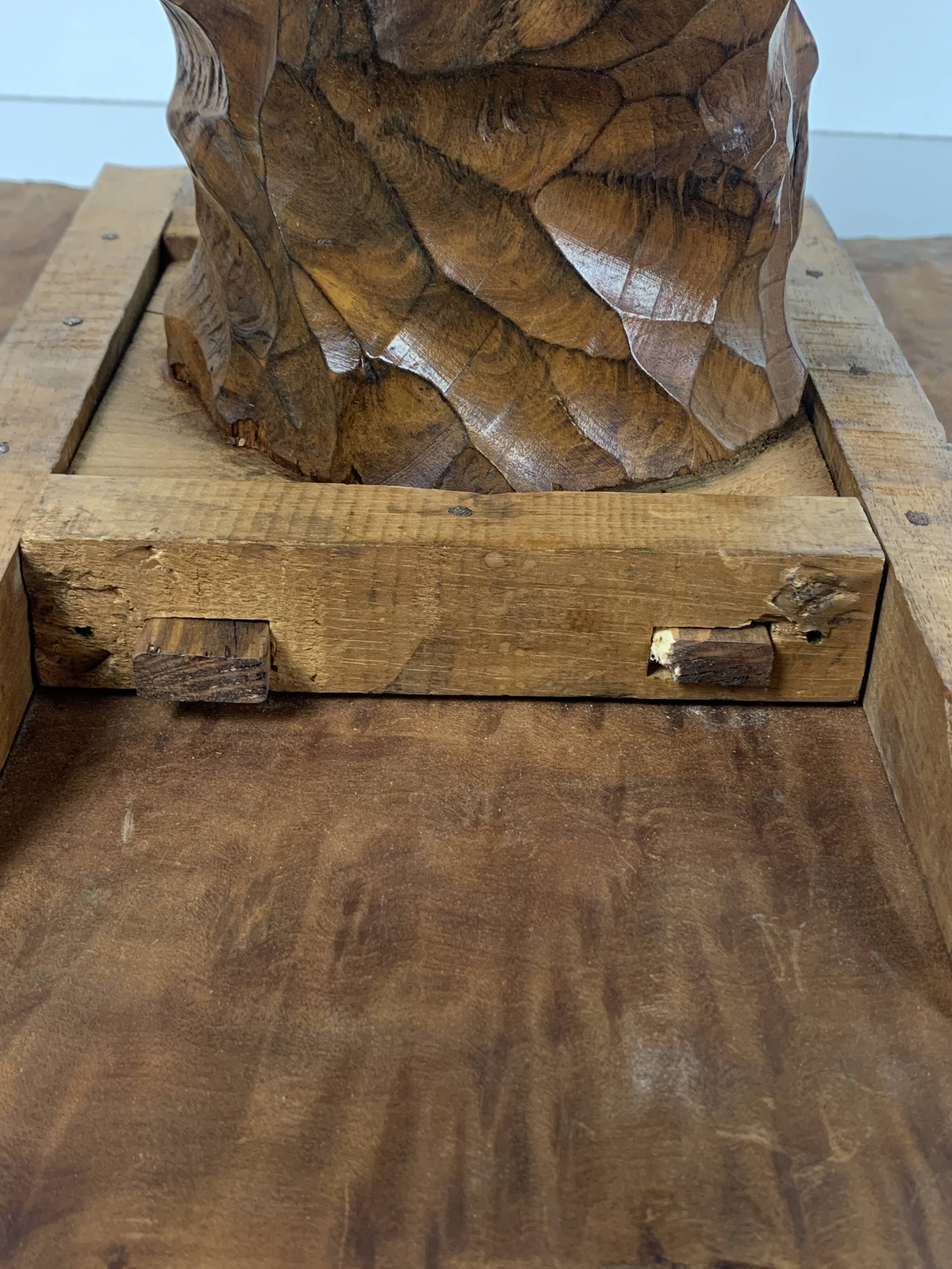 Biomorphic brutalist organic side table, Dutch 1960s