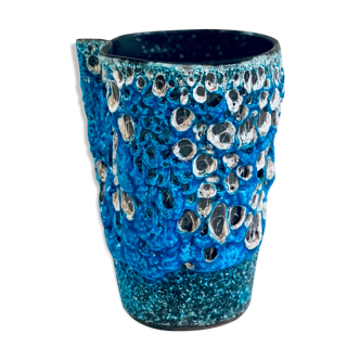 Blue email vase