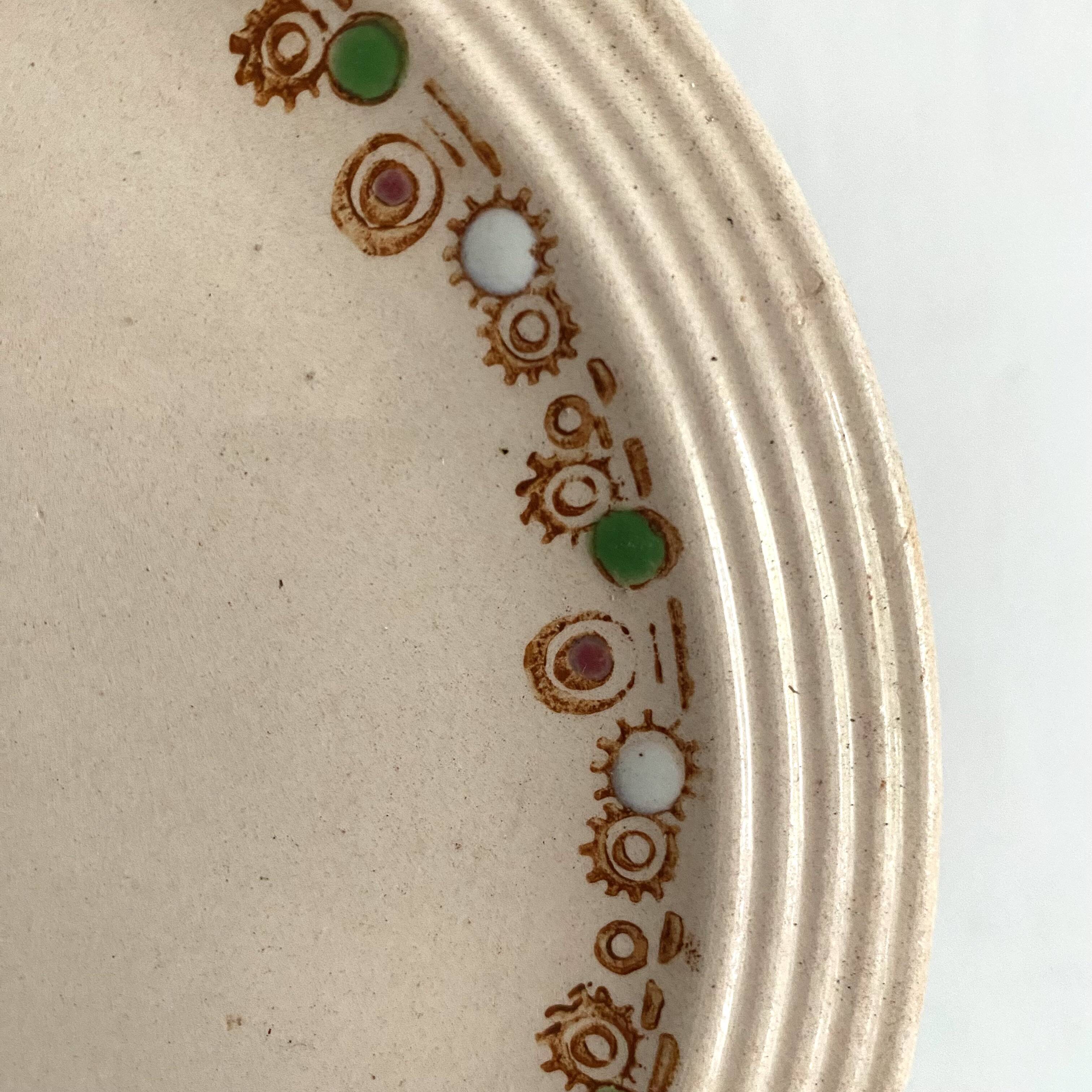 Longwy Art Deco Betty dessert plates