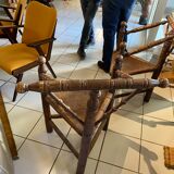 Pair of tripod turner chairs