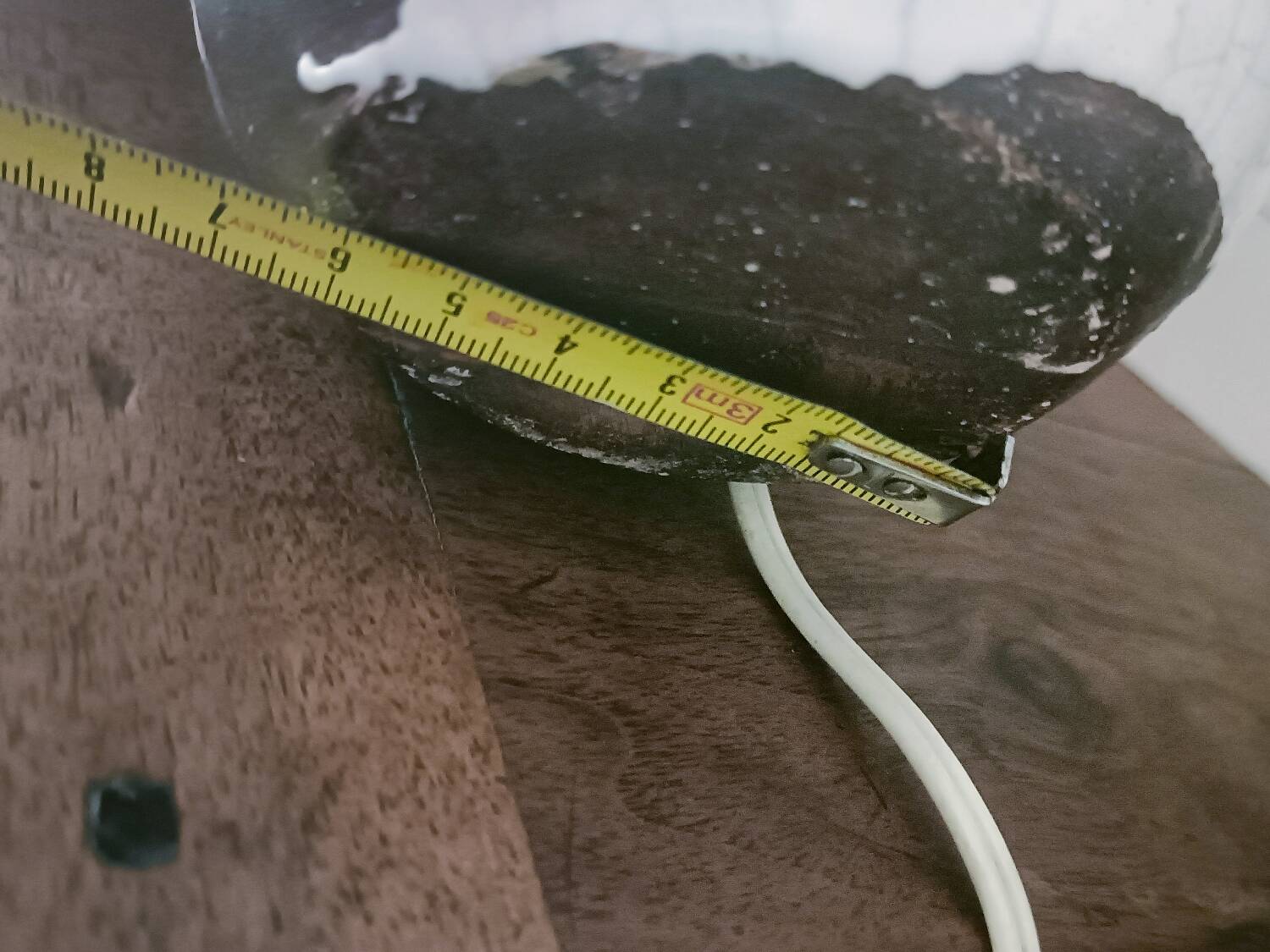 Lampe de chevet 60', grès et céramique