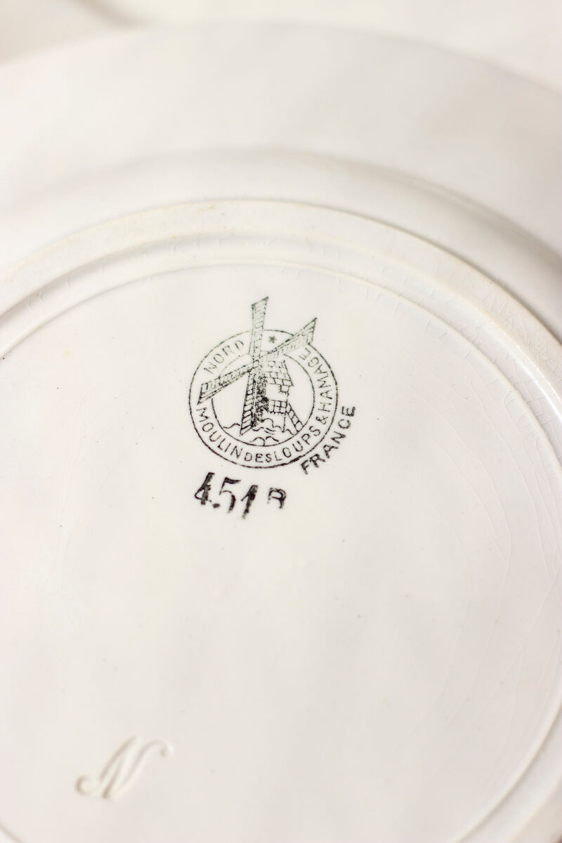 4 flat plates iron earth - Moulin des loups and Hamage