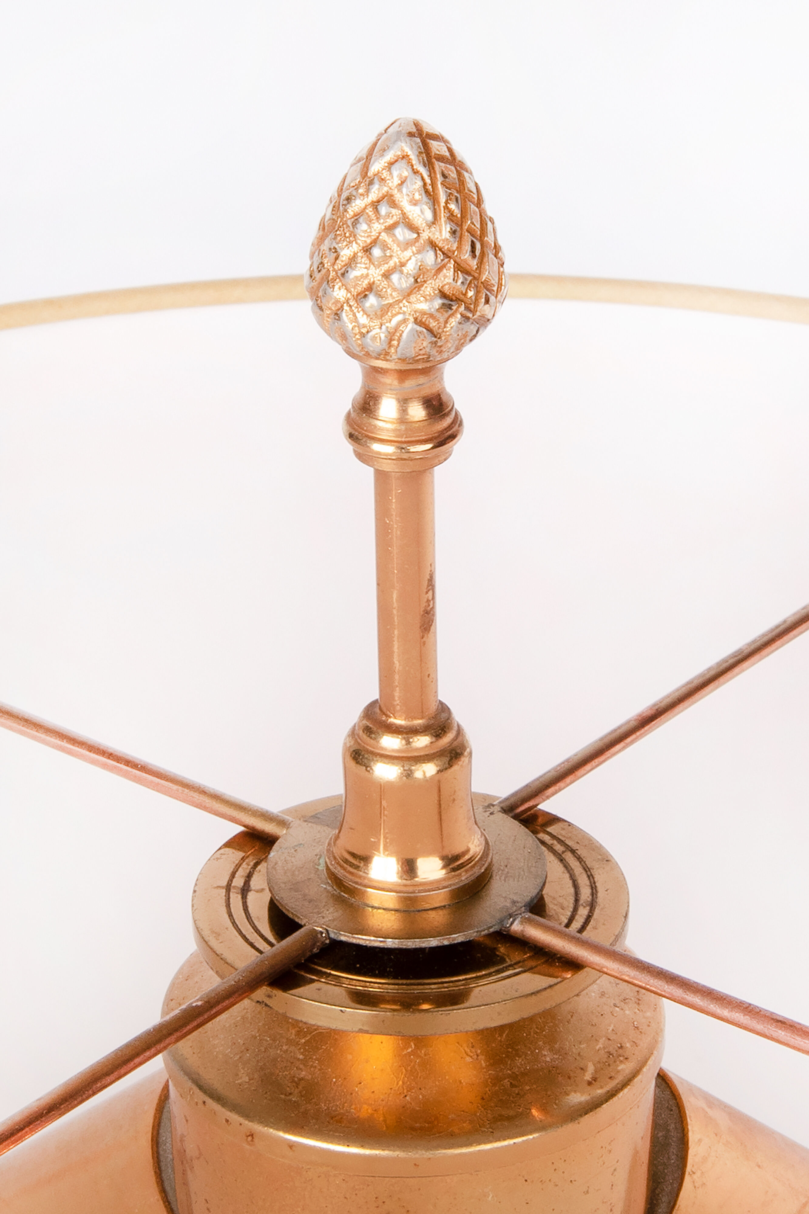 Brass table lamp