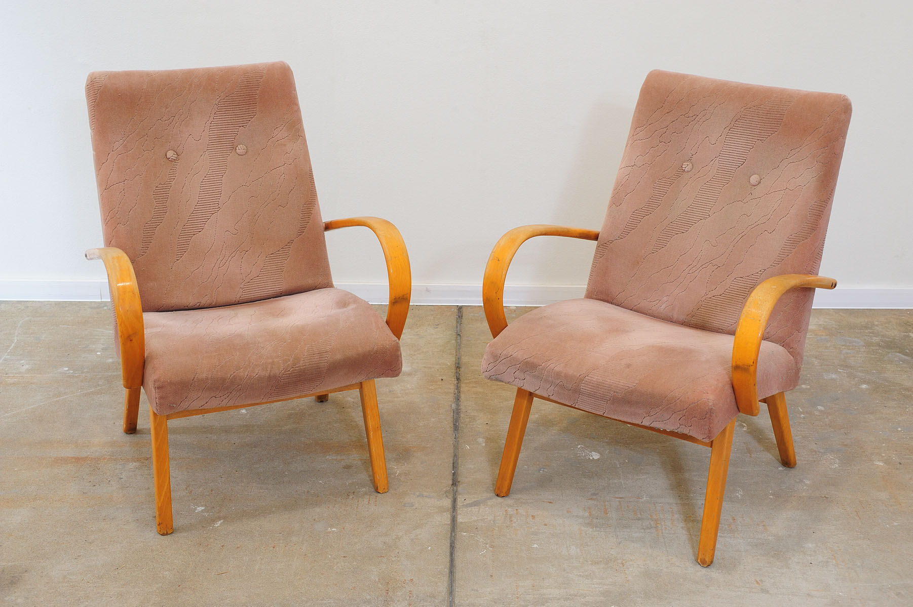 Pair of midcentury armchairs by Jaroslav Šmídek, 1960´s