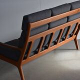 Mid Century Highback Sofa 60s Kvadrat Fabric