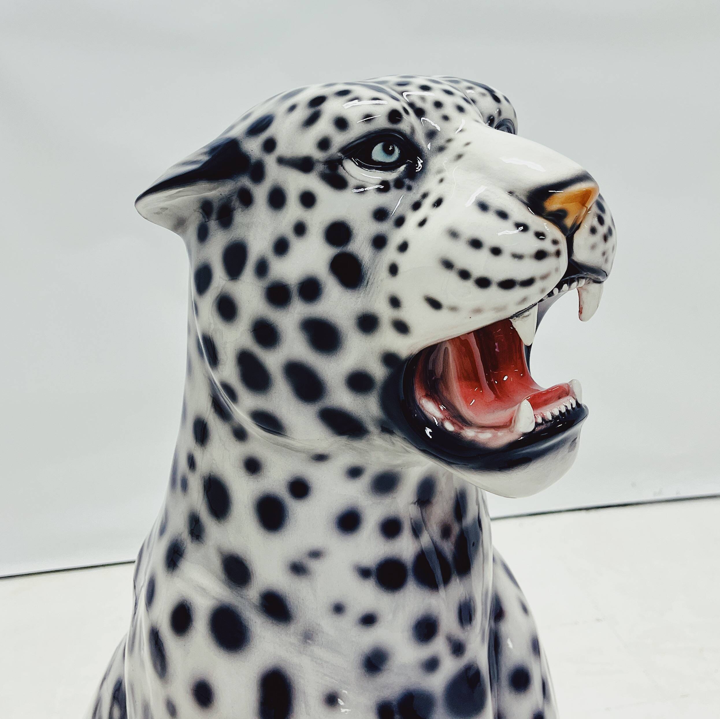 Snow Leopard Ceramic