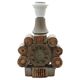 Bernard Rooke Lampe de table monogramme signé Angleterre 1960