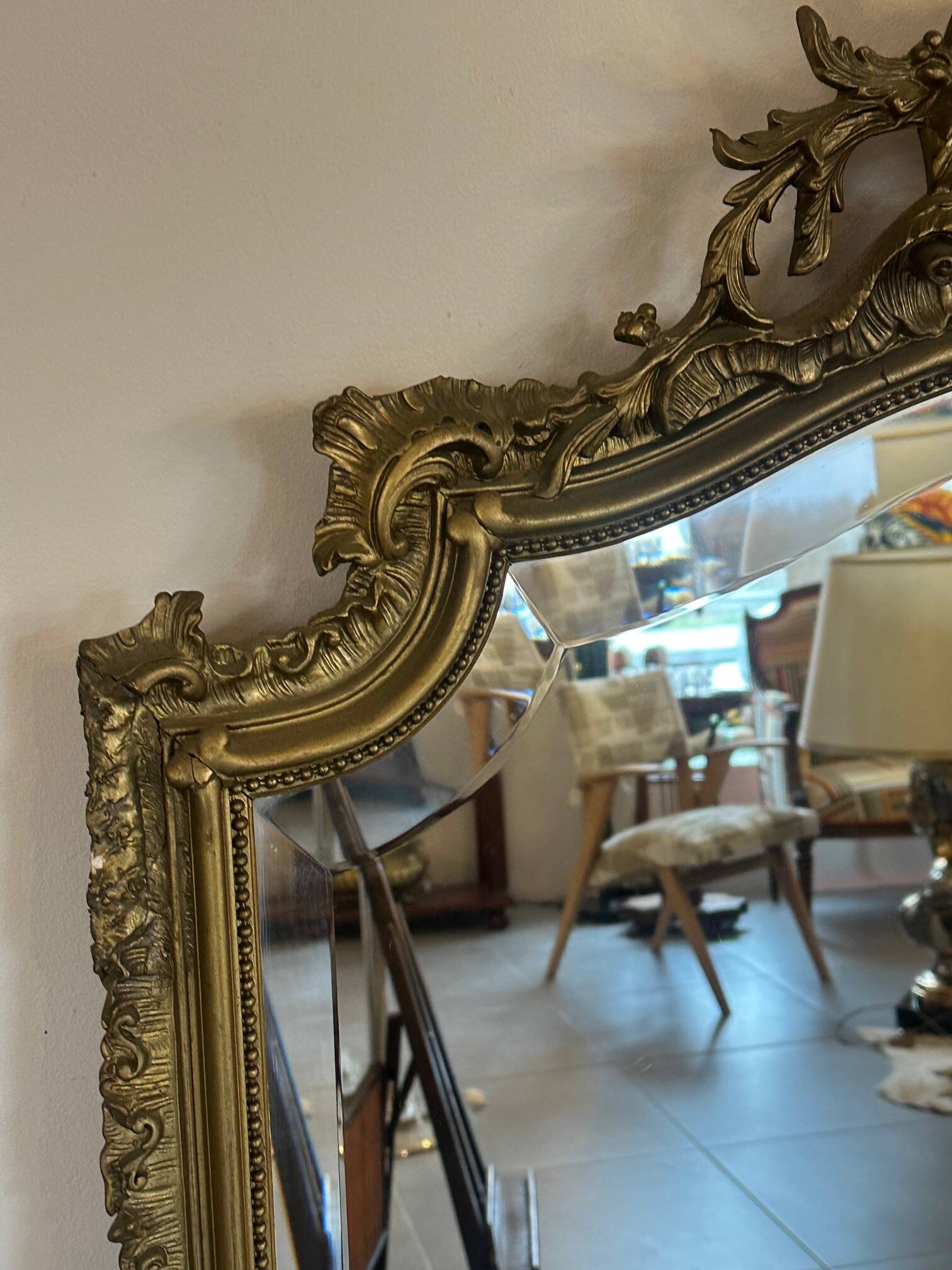 Antique mirror, circa 1900