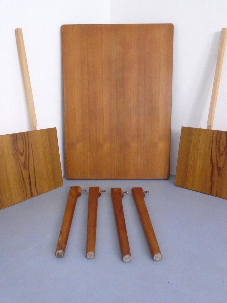 Extendable Teak Dining Table by Henning Kjærnulf for Velje Møbelfabrik, 1960s