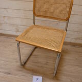 Eight chairs "Cesca B32" by Marcel Breuer