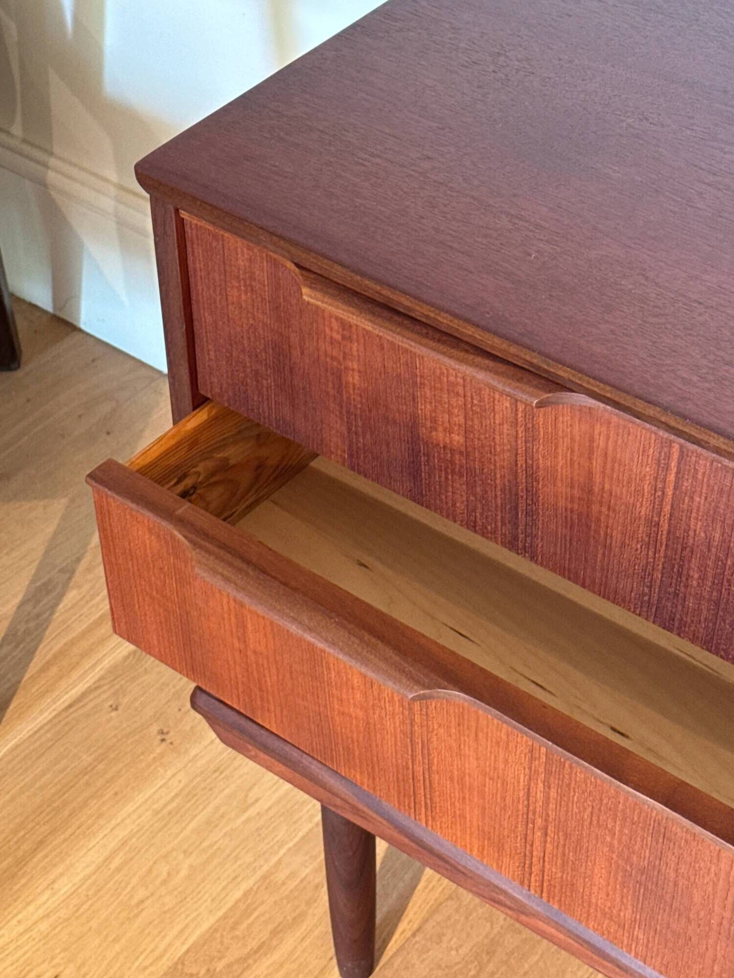 Vintage Scandinavian "Ingrid" teak chest of drawers