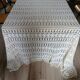 Antique handmade crochet bedspread