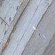 Large vintage gray cart wheel wooden wall mirror