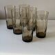 Vintage smoked glass glasses