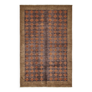 Turkish Handknotted Wool Oushak Rug 180 cm x 274 cm