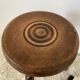 Tripod stool turned feet
