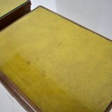 1930s pair of art deco bedside tables, Czechoslovakia