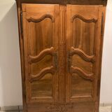 Walnut valet cabinet
