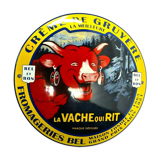 enamelled plate the laughing cow