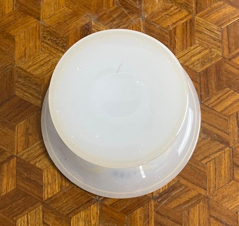 XIXth century opaline jewelry dish