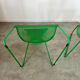 Set 2 armchairs green ikea vintage ps 2012 design wiebke braasch vintage metal