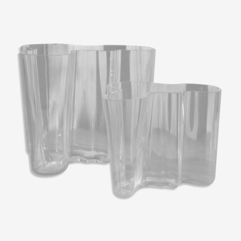 Paire de vases Savoy par Alvar Aalto
