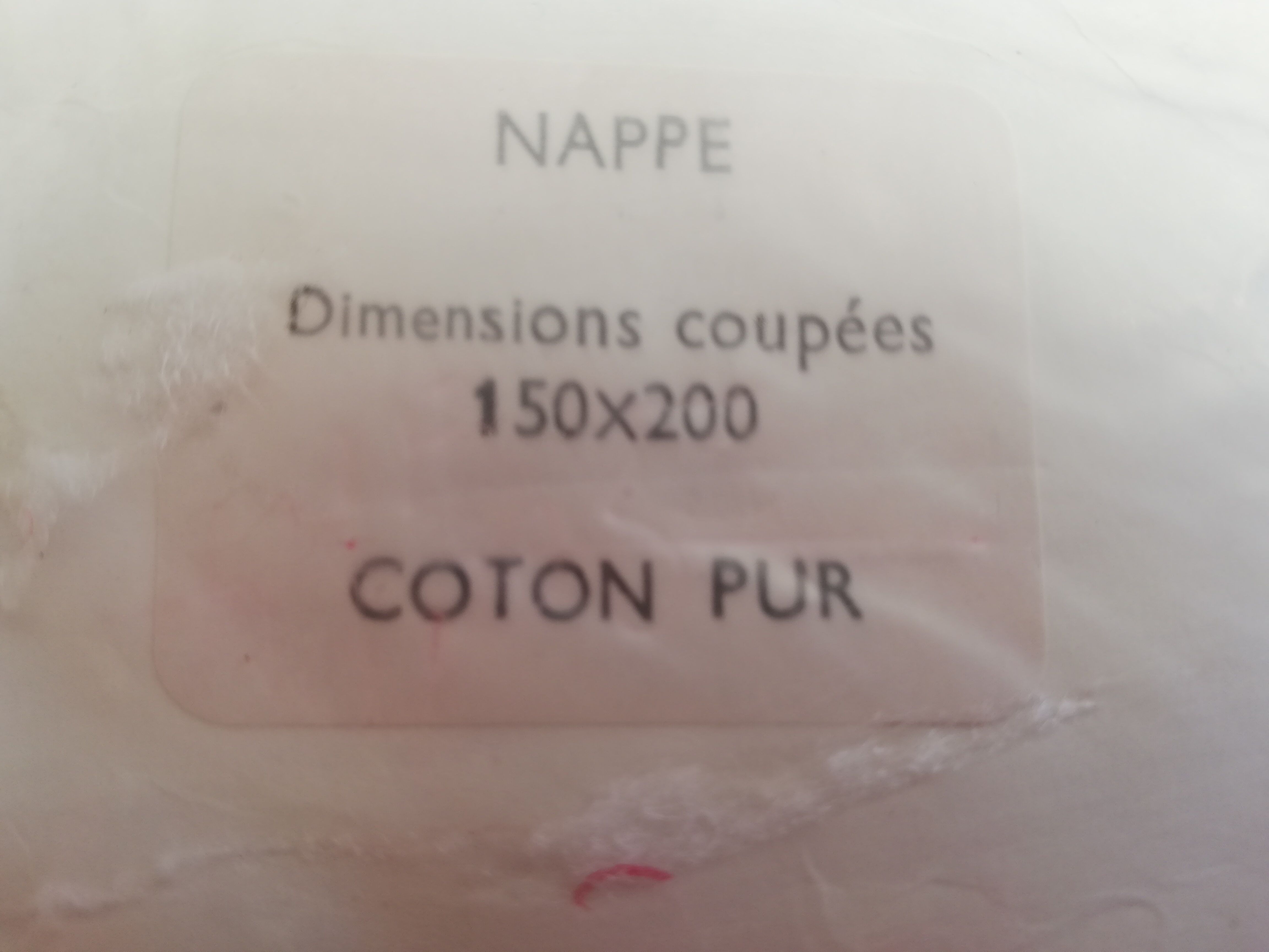 Rectangular tablecloth