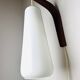 Cylinder Wall Light In Milk Glass By Michael Bang For Holmegaard, Denmark 1980S