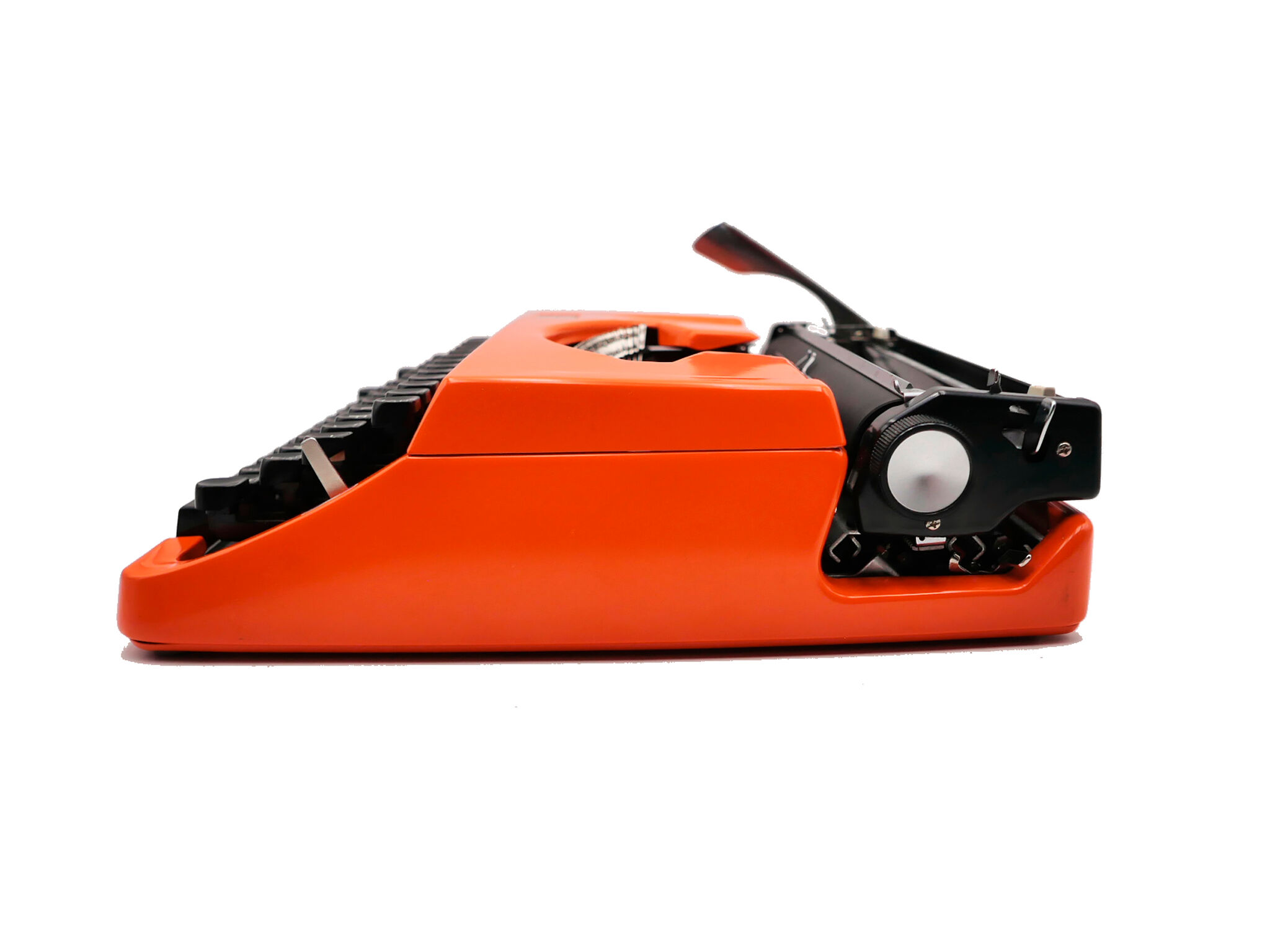 Revised orange brother 210 typewriter with new ribbon