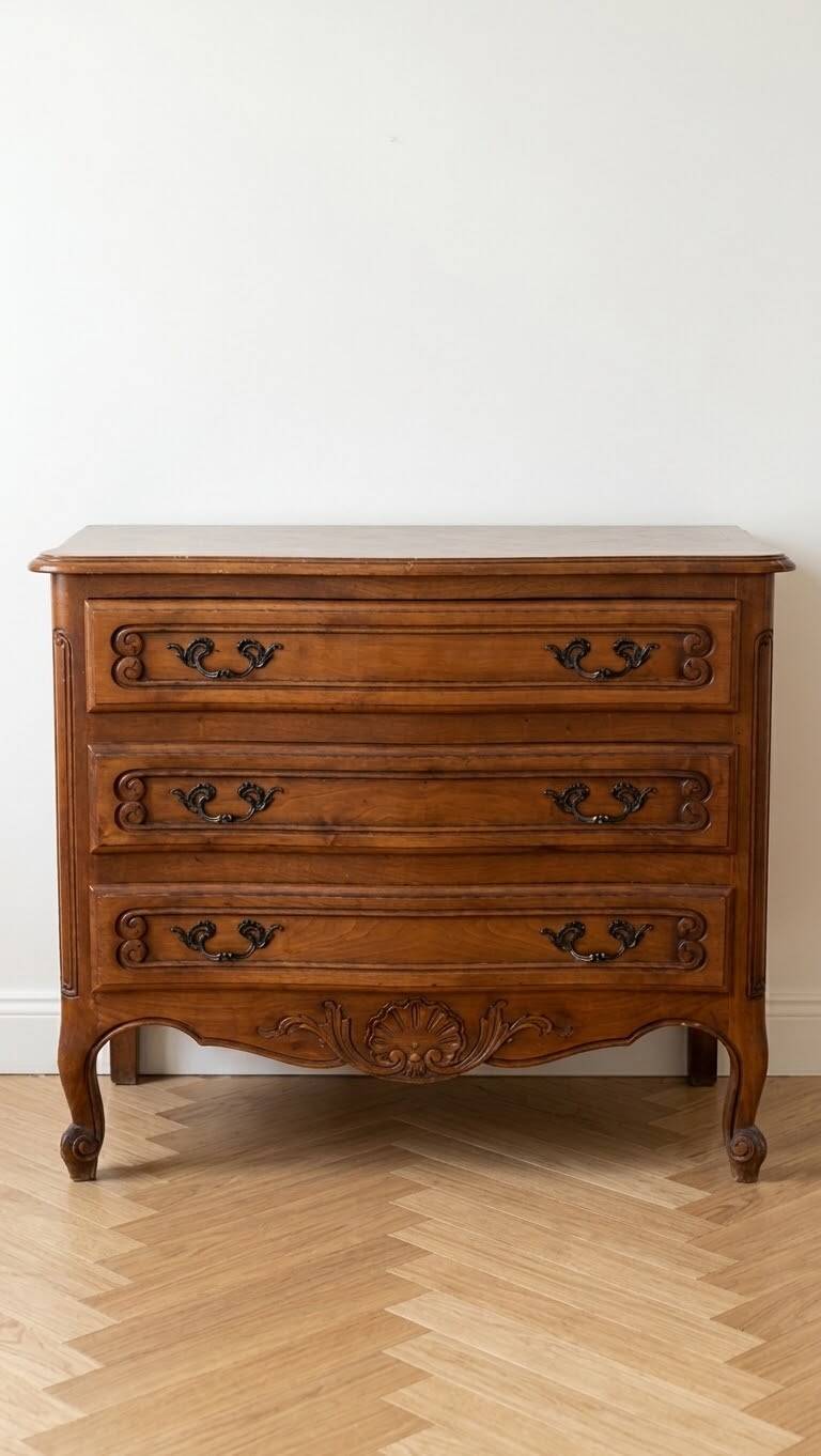 Wooden chest of drawers