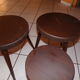 Lot de 3 tabourets tripodes