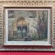 oil on panel signed Crismane - Former leper colony of Oudon Loire Atlan