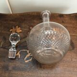 French carafe made of chiseled glass