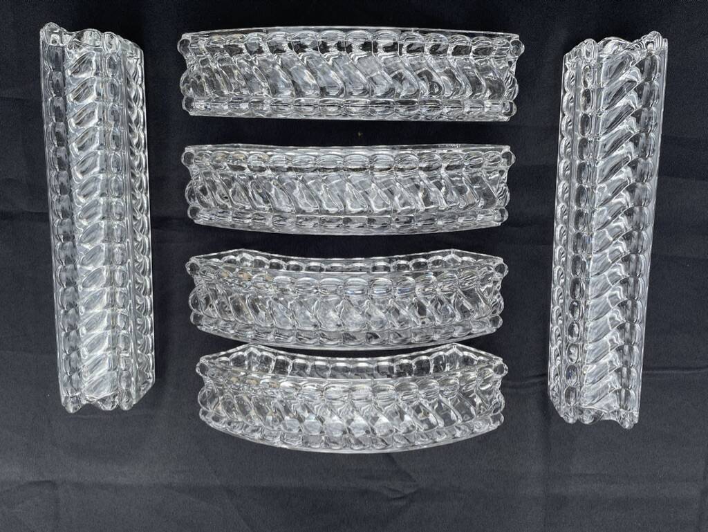 Baccarat twisted bamboo table planter – 19th-early 20th century