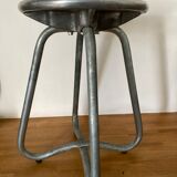Habitat aluminium cast iron stool 1980