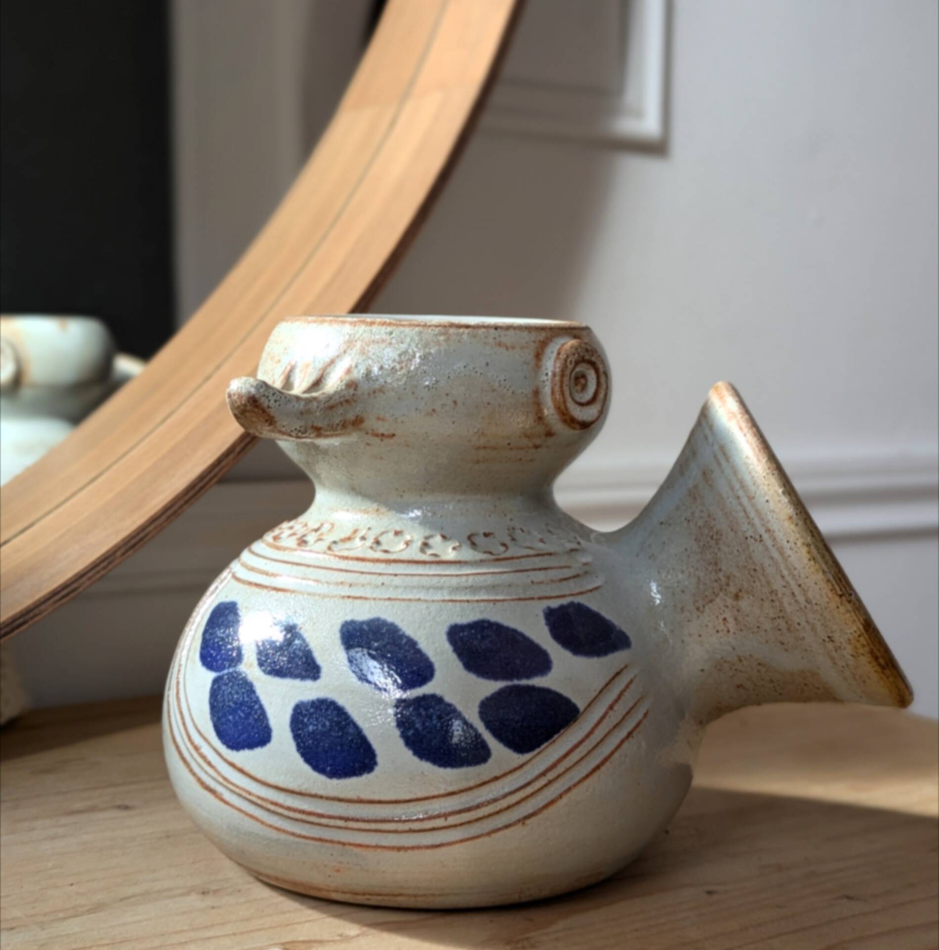 Vintage anthropomorphic vase