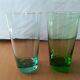 Set of 6 colored glasses