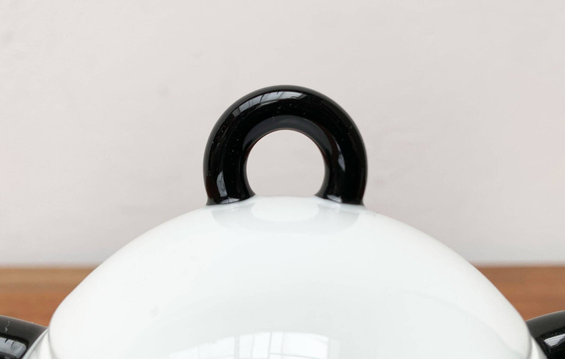 Pot à sucre et tasse à lait de la série Fantasia postmoderne allemande vintage par Matteo Thun pour Arzberg, années 1980, ensemble de 2