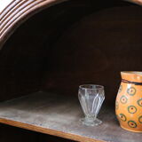 Rattan cabinet, fluted