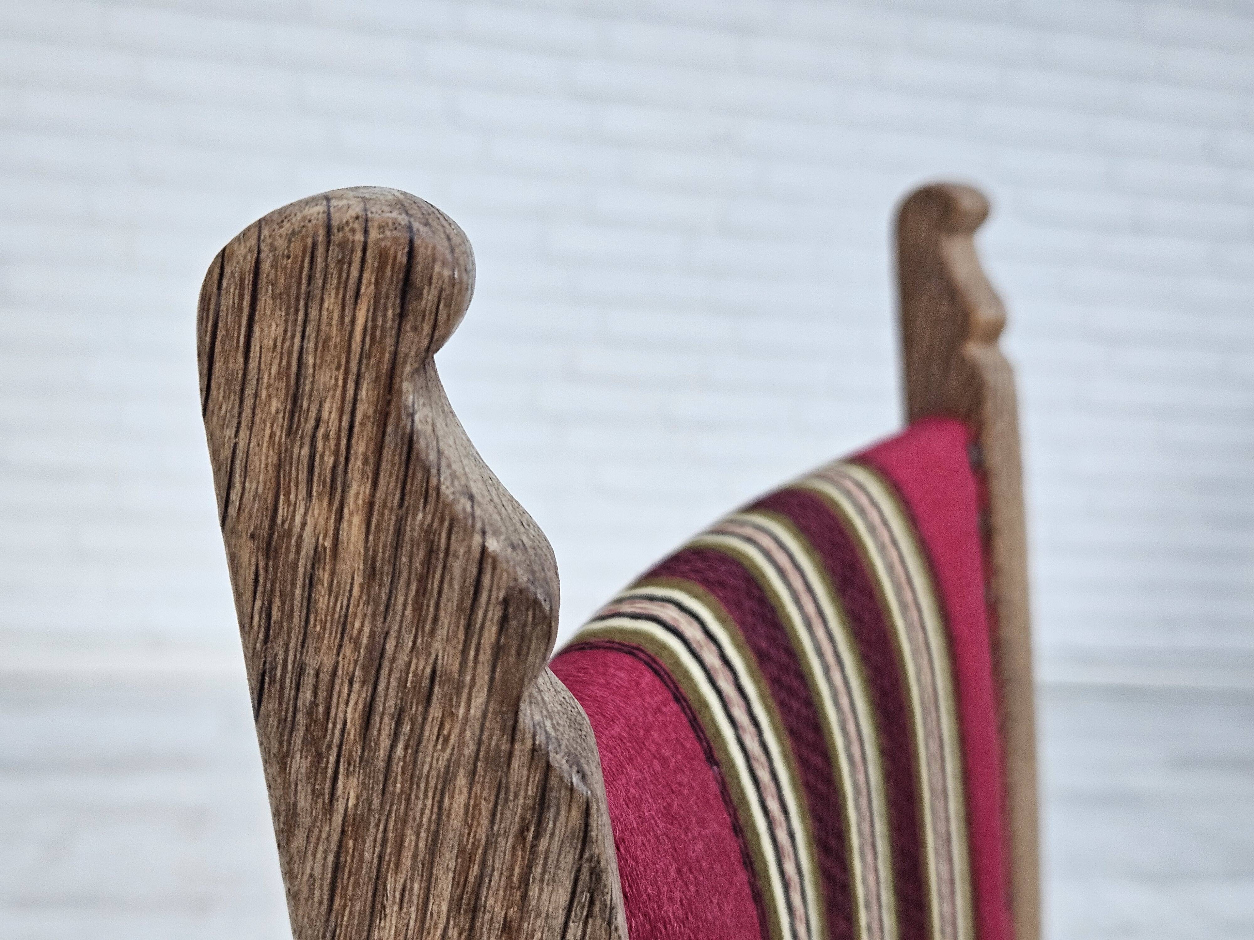 1970s, set 6 pcs of Danish dinning chairs, original good condition.