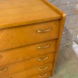 Vintage 1960-foot compass dresser