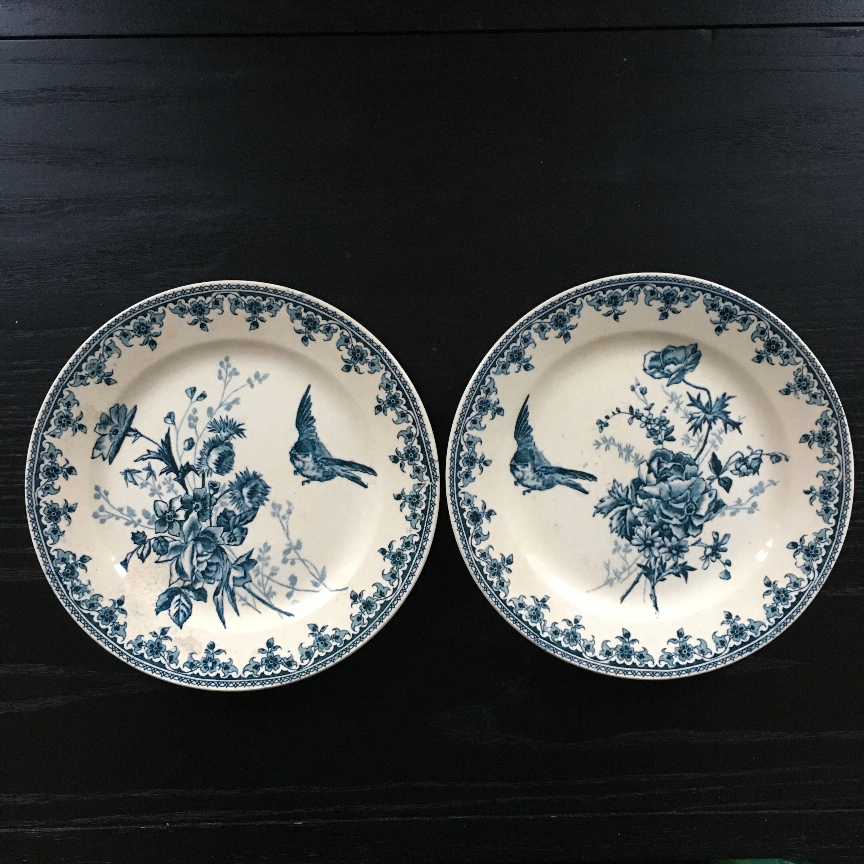 Lot 2 plates Terre de Fer