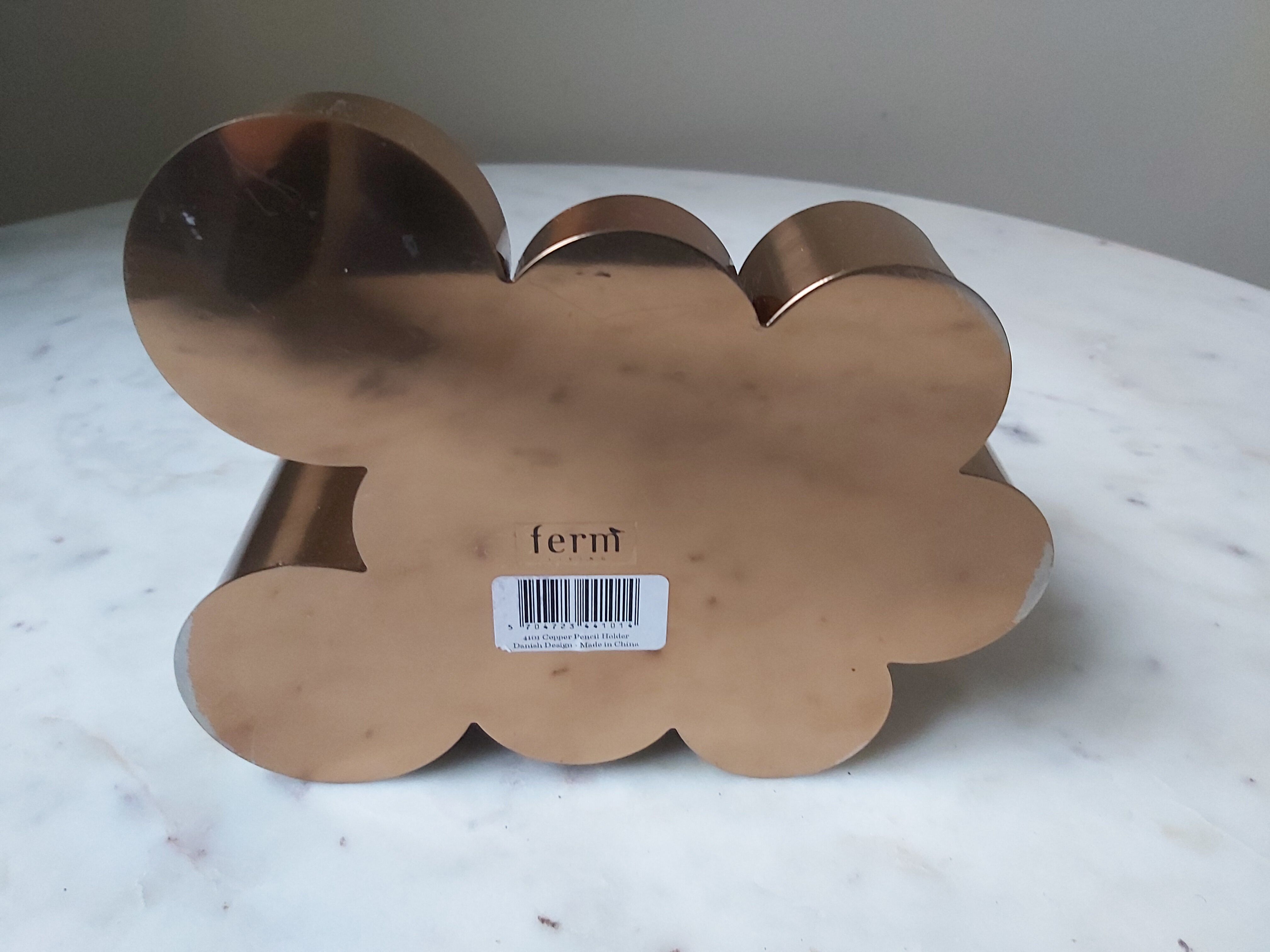 Large pencil pot Ferm living copper