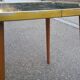 Vintage coffee table stylized oriental décor 1960